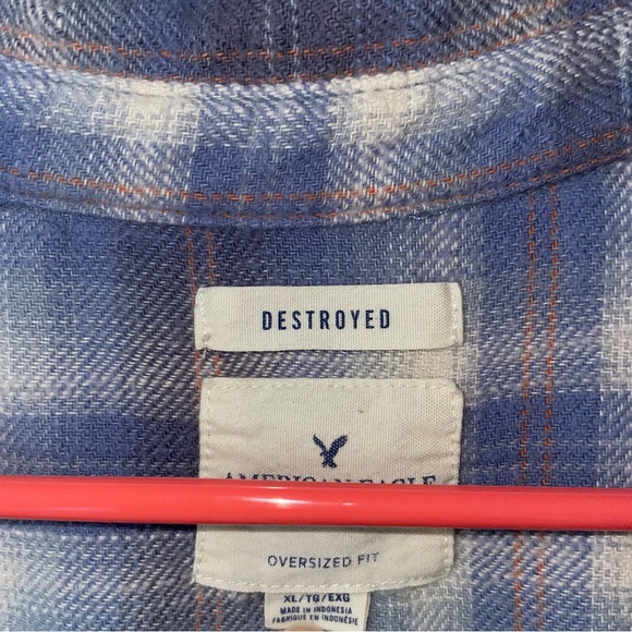 AE Destroyed Oversized Flannel - Picture 2 of 5
